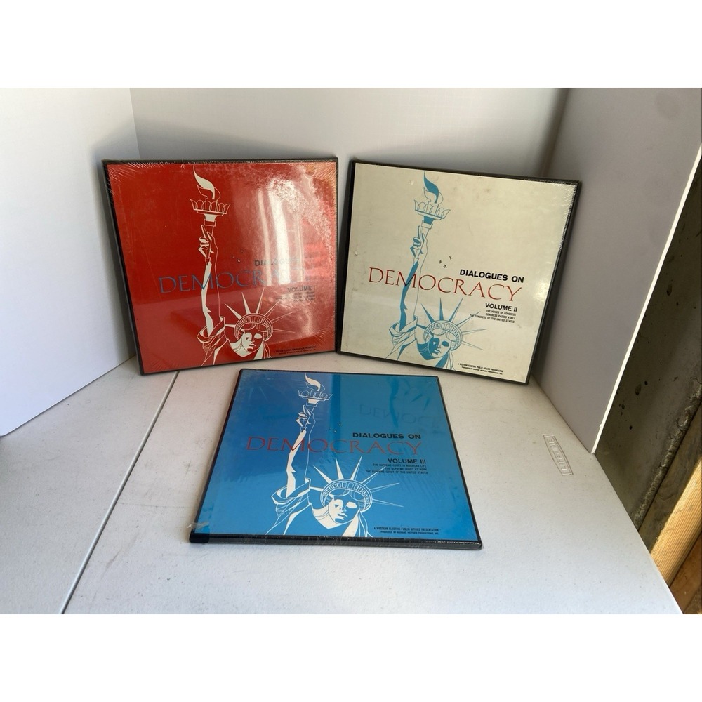 Dialogues On Democracy Records Vol I, II, III New Sealed